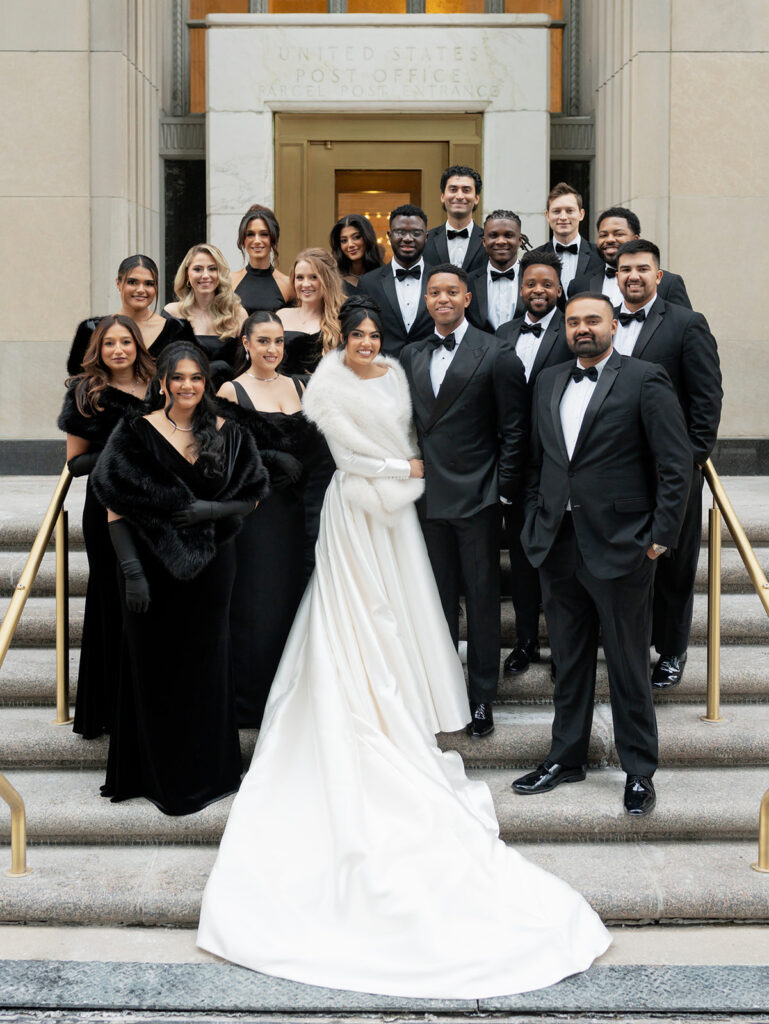 Chicago winter wedding