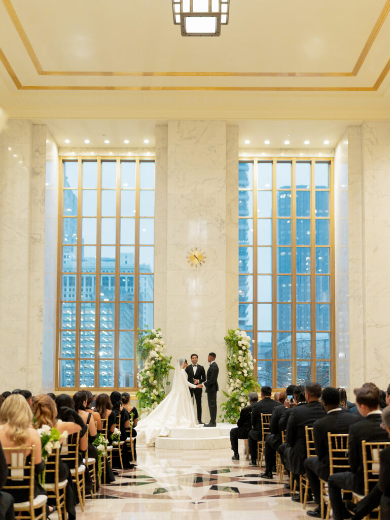 Chicago winter wedding